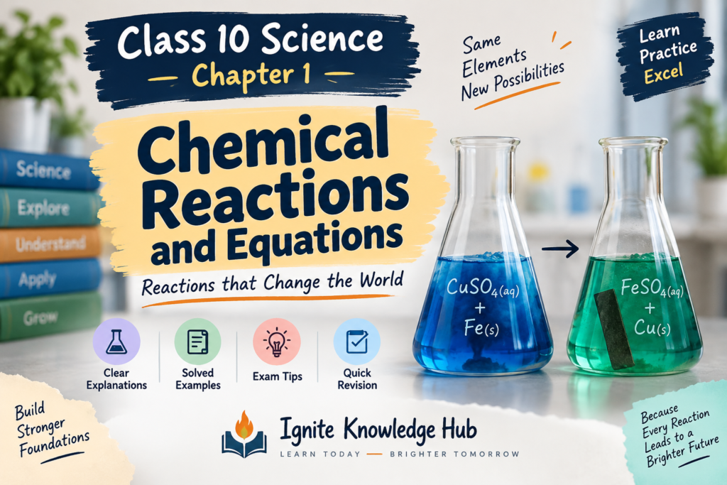 Chemical Reactions and Equations Class 10